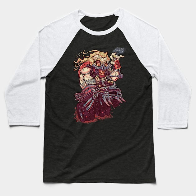 Immortan Fink Baseball T-Shirt by poopsmoothie